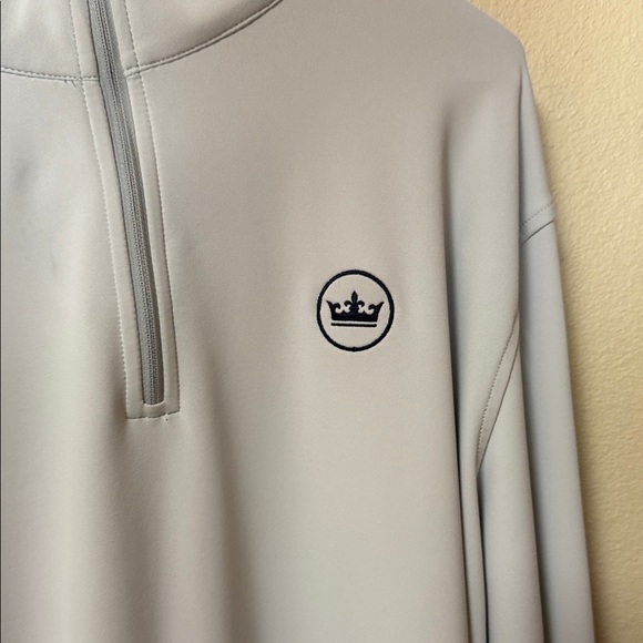 Peter Millar Light Gray Zip-Up..EUC… - Picture 1 of 5